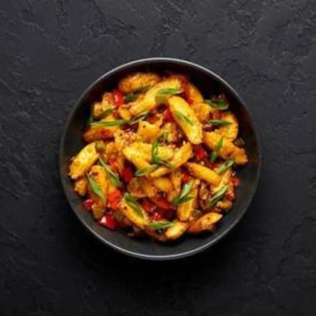 Baby Corn Chilli Manchurian