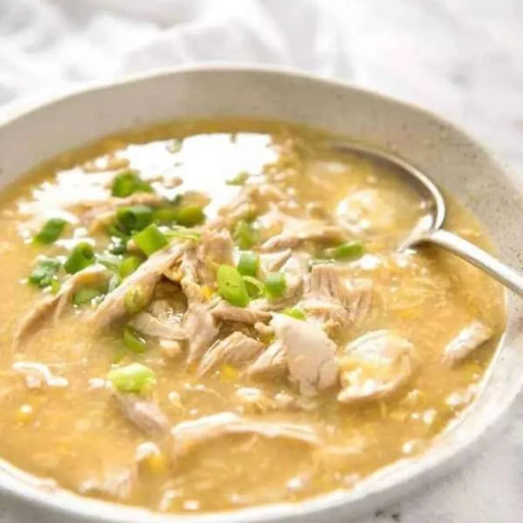 Sweet Corn Chicken Soup