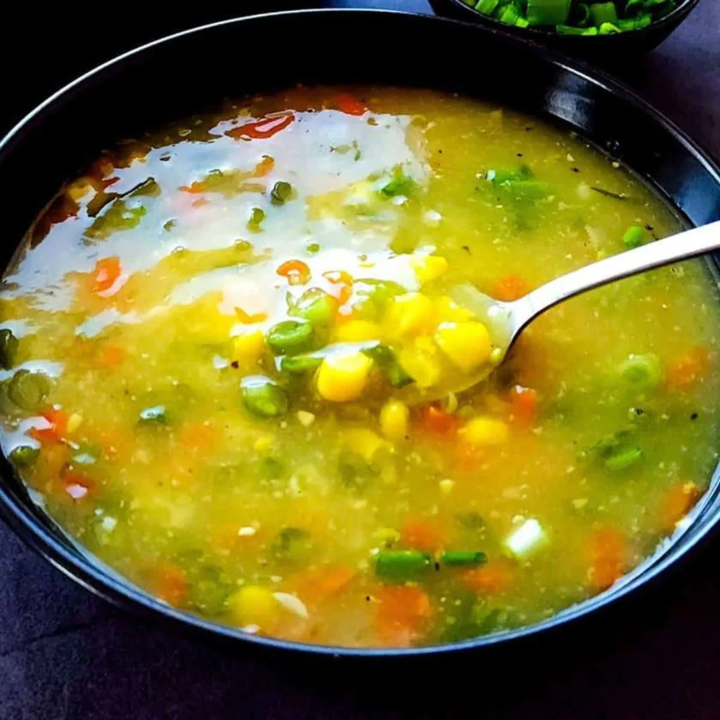 Sweet Corn Veg Soup